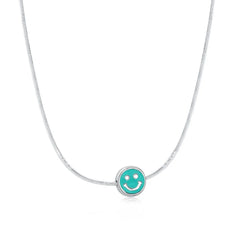 Aetolia Joya De Plata Pendant Women Layer Pearl Necklaces Zirconia Jewelry 18K Gold Plated 925 Sterling Silver Smile Flower Necklace