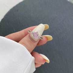 Aetolia 8A White Color Round Platinum Moissanite Diamond 925 Sterling Silver Ring For Women Jewelry Zircon Engagement Rings