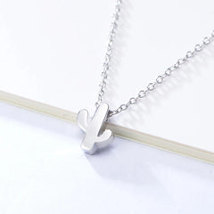 Aetolia Necklace Sterling Silver Jewelry Minimal Charm 18K Gold Plated Women Pendant Small Cactus Necklace
