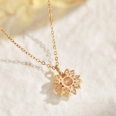 Aetolia Wholesale Pretty 18K Rose Gold Plated Jewelry Pink Quartz Cubic Zirconia Stone Pendant S925 Sterling Silver Necklaces For Women