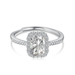 Aetolia Moissanite 925 Sterling Silver Cubic Zirconia Diamond Drop Heart Shaped Finger Ring Jewelry Women Engagement Wedding Rings