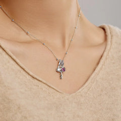 Aetolia Mother'S Day Gift 18K Gold Plated Charms Jewelry Making Oem Oval Cz Zircon Wholesale Mama Letter Pendants Diy Necklaces