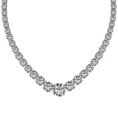 Aetolia Fine Jewelry 925 Sterling Silver Necklace Luxury Cz Cubic Zirconia Baguette Diamond Cuba Tennis Chain Jewelry Manufacturer