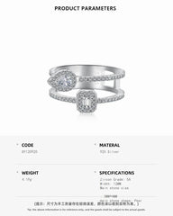 Aetolia Hot Selling Aetolia Waterdrop S925 Silver Ring Anniversary Engagement Rings For Women High Quality Factory Price Wholesale