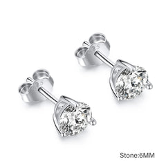 Aetolia New Gemstone Earring Luxury 925 Sterling Silver Stud Earrings Women's High Jewelry Water Drop square round for GIrl Wholesale