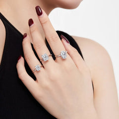 Aetolia Diamond Ring 18K Gold Plated Fine Jewelry Oval Cut Cz Cubic Zircon Engagement Wedding Classic Luxury Party Rings For Women