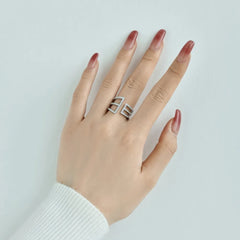 Aetolia Luxury Products Aetolia Dropshiping Customize Fine 925 Sterling Silver Jewelry Simple Cz Cubic Zirconia Pearl Rings Jewelry Women