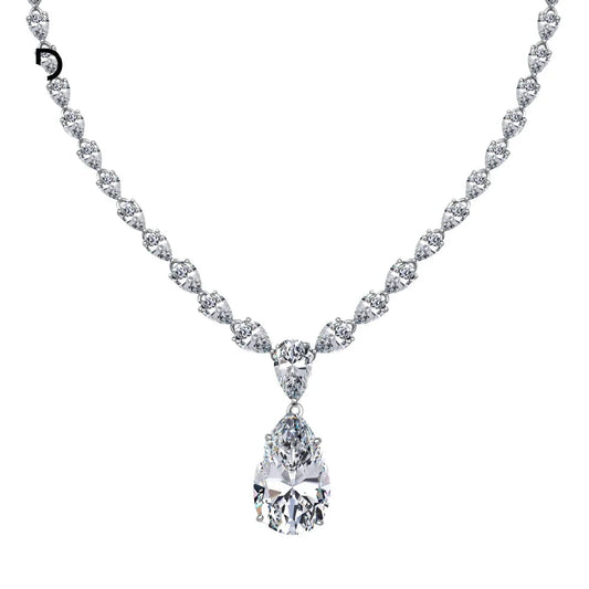 Aetolia Drop Earrings Wedding Bridal Chain Necklace Wedding Accessories Cz Cubic Zirconia Bridal Wedding Diamond Necklaces Women Party