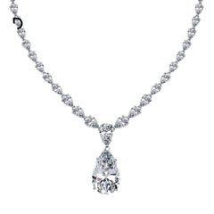 Aetolia Drop Earrings Wedding Bridal Chain Necklace Wedding Accessories Cz Cubic Zirconia Bridal Wedding Diamond Necklaces Women Party