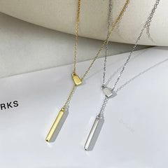 Aetolia S925 Sterling Silver Necklaces Pendant Multi-Layer Style Lock Rectangle Chain Necklace For Women Jewelry Party Friend Gifts