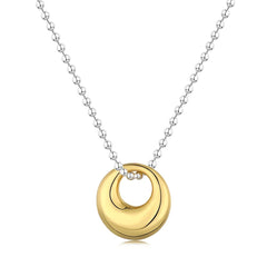 Aetolia 925 custom name necklace environmentally friendly 14k gold plated with chain silver pendants for women