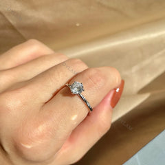 Aetolia Affordable Wedding Rings Stone Unique Design For Female In Silver Nice Engagement Simple Elegant White Gold Solitaire Ring