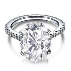 Aetolia Zircon Set 925 Iced Out Jewelry Silver Wedding Ring Promise White Gold Engagement Ring 925 Sterling Silver Diamond Ring