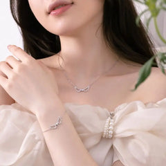 Aetolia Vintage Bulk 5A Cz Cubic Zirconia 18K Gold Necklace 925 Sterling Silver Wing Heart Pendant Necklaces For Women Jewlery