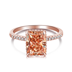 Aetolia Customized High Quality Color Wedding Zircon Ring 925 Sterling Silver Ring Promise Minimalist Engagement Diamond Rings Jewelry