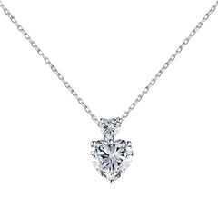 Aetolia Customized S925 Sterling Silver Necklace Cz Zirconia Pendant Chain 18K Gold Plated Adjustable Choker Heart Necklaces For Women