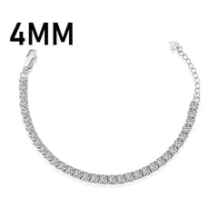 Aetolia Multi Color 5A 18k plated Cubuic Zircon Iced Out Bling Full Stones 925S Sterling Silver Women CZ Tennis Gold Bracelets