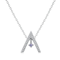 Aetolia Custom 18K Gold Plated Pendant Necklace Personalized Cubic Zirconia Stone 925 Sterling Silver Zodiac Necklaces For Women