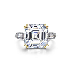 Aetolia luxury S925 sterling silver fine fancy diamond CZ ring wedding ring moissanite custom women finger rings