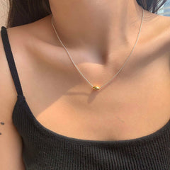 Aetolia 925 custom name necklace environmentally friendly 14k gold plated with chain silver pendants for women