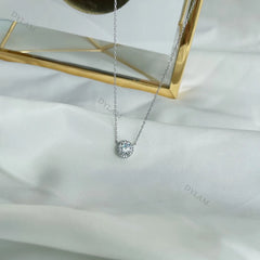 Aetolia New Luxury Women Wedding Engagement Sterling Silver Jewelry Set 5A Full Zircon Earring Big Iced CZ Ring 925S Halo Necklace