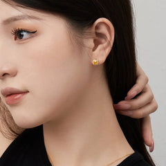 Aetolia Boho Sterling Silver 925 Jewelry Stud Yellow Earrings For Women Aetolia New Designer Inspired Square Earrings Necklaces Rings Set