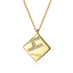 Aetolia Joya De Plata Pendant Women Layer Pearl Necklaces Zirconia Jewelry 18K Gold Plated 925 Sterling Silver Smile Flower Necklace
