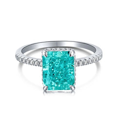 Aetolia S925 Sterling Silver Engagement Wedding Fine Jewelry Rings for Women Jewelry 8A Quality CZ Zircon 925 Silver Custom Jewelry