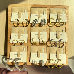 Aetolia Luxury Pendientes Bijoux Boucles D'oreilles Femme Tendance Gold Earing 925 Sterling Silver Women Hoop Earring