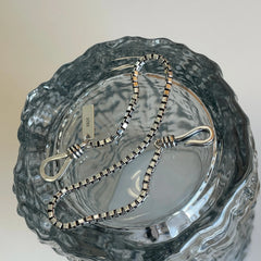 Aetolia Minimalistic Jewelry Box Chain S925 Bracelet Retro Sterling Silver 925 2 Size Charm Pendant Link Hook Clasp Mens Bracelets