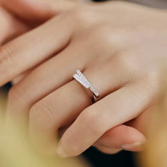 Aetolia Aetolia Hot Sale Popular New Design Fine Jewelry 18K Gold Plated 925 Sterling Silver Ring Cubic Zircon Ring For Women