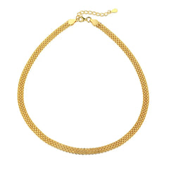 Aetolia Personalized Cuban Non Tarnish 18k Gold Plated Jewelry Chain Women 925 Sterling Silver Chunky Choker Paperclip Link Necklace