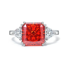 Aetolia luxury S925 sterling silver fine fancy diamond CZ ring wedding ring moissanite custom women finger rings