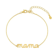 Aetolia Custom Designer 18K Gold Plated Love Mama Bracelet Jewelry Tennis Bracelets Bangles For Women Mother'S Day Gift Adjustable