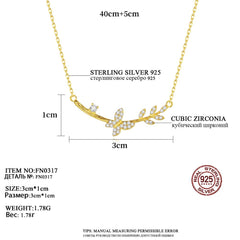 Aetolia 925 Sterling Silver 18K Gold Plated Exquisite Butterfly Pendant Necklace FN0317