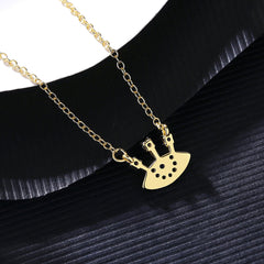 Aetolia 925 Sterling Silver 18K Gold Plated Evil Eye Pendant Necklace SN572