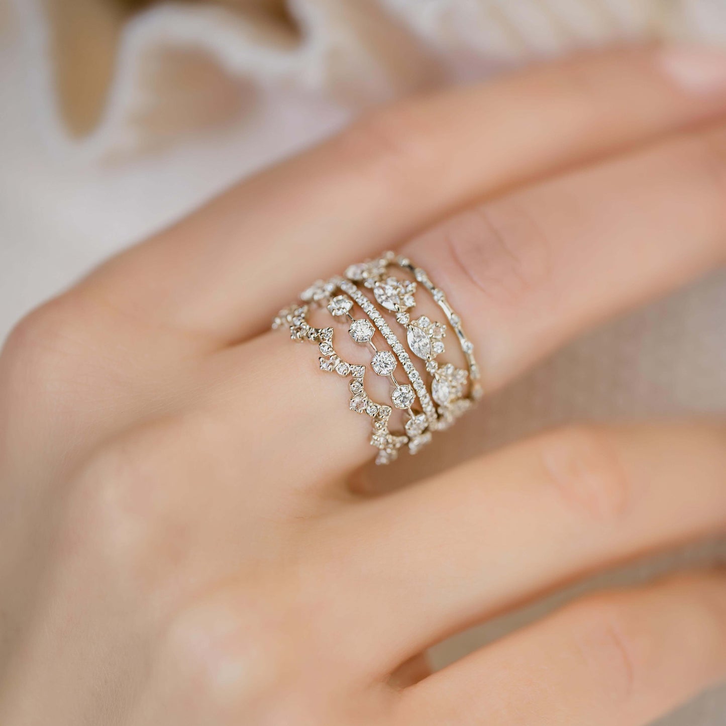Lace Edge Ring - In Stock