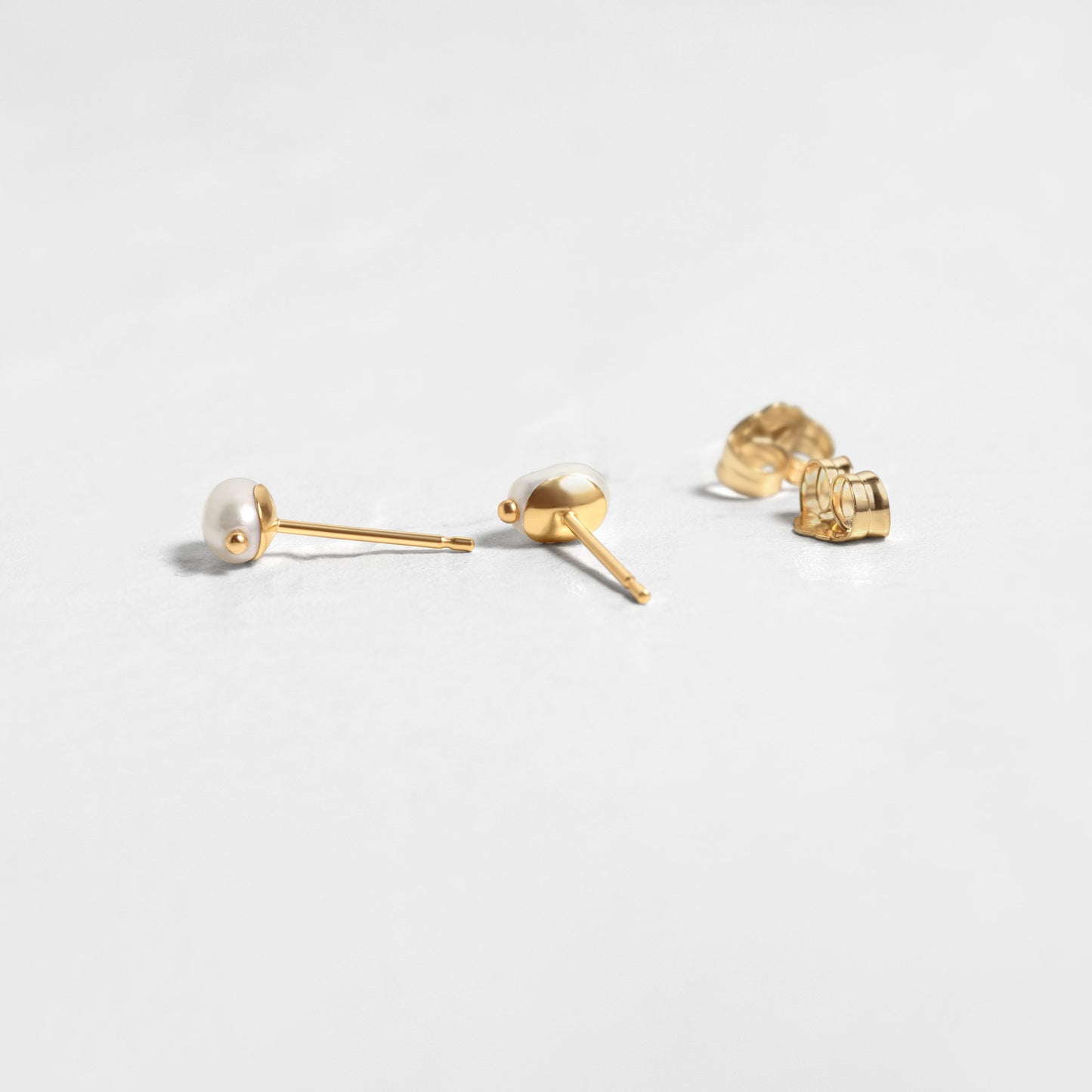 Irregular Pearl Earrings - In Stock