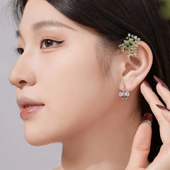 Aetolia Hot Sale New Arrival Trendy 925 Sterling Silver Stud Earring 18K Gold Plated Exquisite Bow Earrings Fine Jewelry For Women