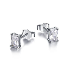 Aetolia Zircon Stud Earrings Simulated Cubic Zircon Earrings Aetolia Korean Fashion Luxury 925 Sterling Silver Studs Earrings