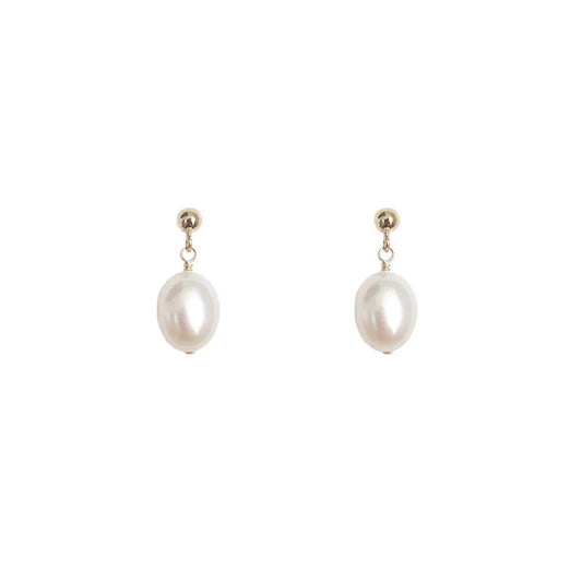 Aetolia 925 Natural Pearl Stud Earring Earrings Popular Silver925 Womens Trending Hanging For Women Aretes Plata