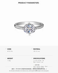 Aetolia Manufacturer Direct Sale S925 Sterling Silver Ring Big Cz Cubic Zirconia Oval Shape Wedding Engagement Rings Jewelry Women