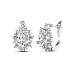 Aetolia Snowflake Stud Earring Diamond S95 Sterling Silver Earrings Women Non-Allergenic Material In Stock Cubic Zirconia Earring