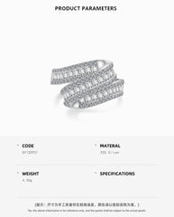 Aetolia 2024 Best Selling Trendy S925 Sterling Silver Jewelry Rings Cz Diamond Baguette Wedding Engagement Ring For Women Ladies