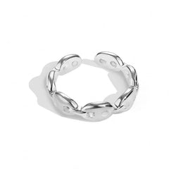 Aetolia Cute Style Open Adjustable Design Silver 925 Sterling Ring Pig Nose Shape Hypoallergenic Fine Jewelry Rings For Women