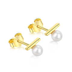 Aetolia 925 Women Statement Earring Set Korean Fashion Pearls Knot Sterling Silver Tiny Trend Zircon Cherry Stud Gold Heart