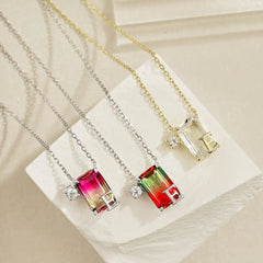 Aetolia Initial Letter A-Z Sparkle Joias Corrente De Prata 925 Sterling Silver Cubic Zirconia Necklace Adjustable Necklaces For Women