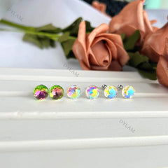 Aetolia Colorful Ball Pin Stud Earrings jewelry for Kids with secure ball screw pin studs earring for women