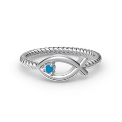 Aetolia Wholesale Minimalist S925 Sterling Silver 18K Gold Plated Ring Cute Animal Blue Eye Fish Finger Rings Jewelry Women