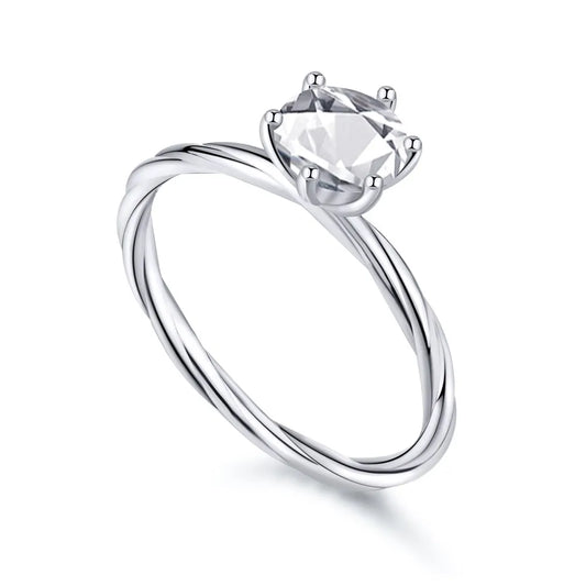 Aetolia Affordable Wedding Rings Stone Unique Design For Female In Silver Nice Engagement Simple Elegant White Gold Solitaire Ring